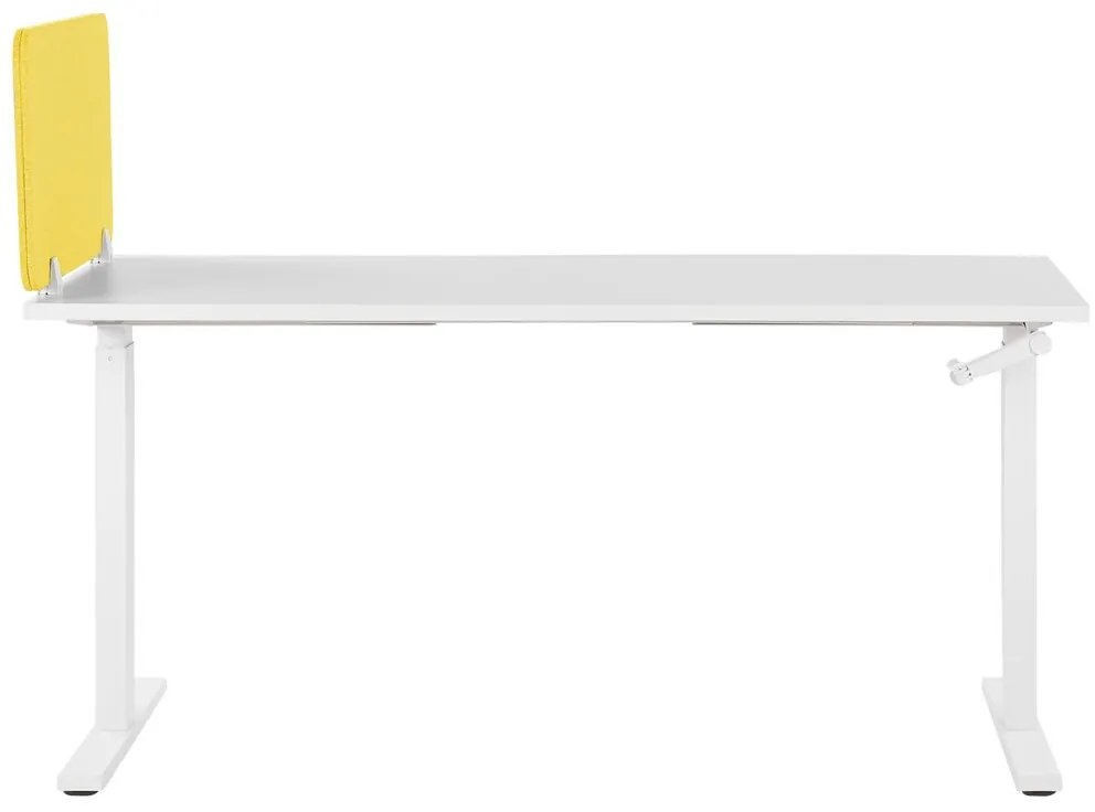Panou separator birou 72 x 40 cm Walda (galben) . 1076542