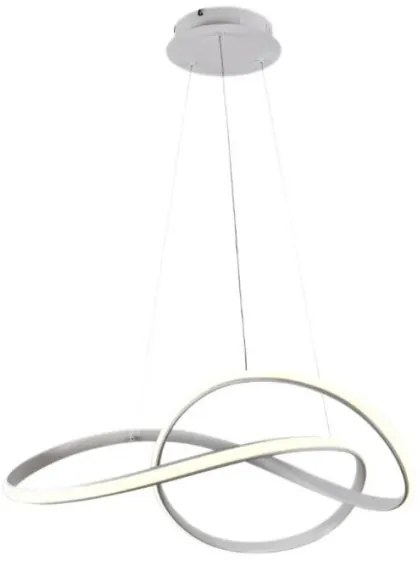 Lustră LED dimabilă pe cablu Brilagi COSMOWAVE LED/70W/230V 3000-6500K alb + telecomandă