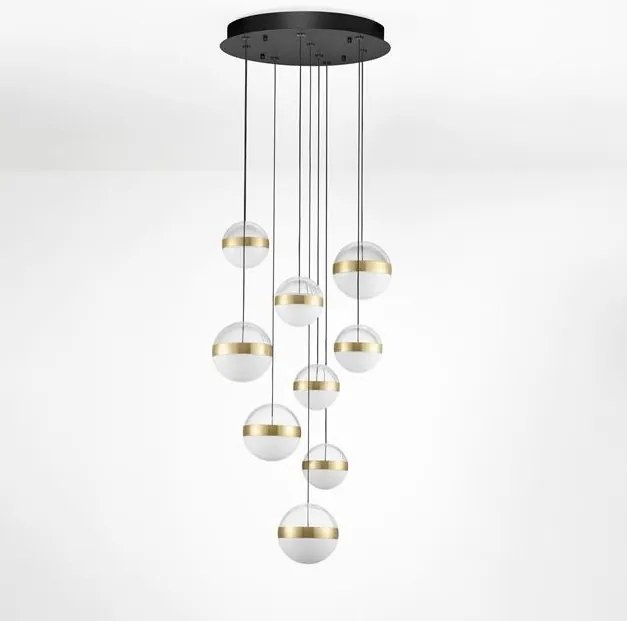 Lustra cu 9 Pendule LED stil modern ALAZ