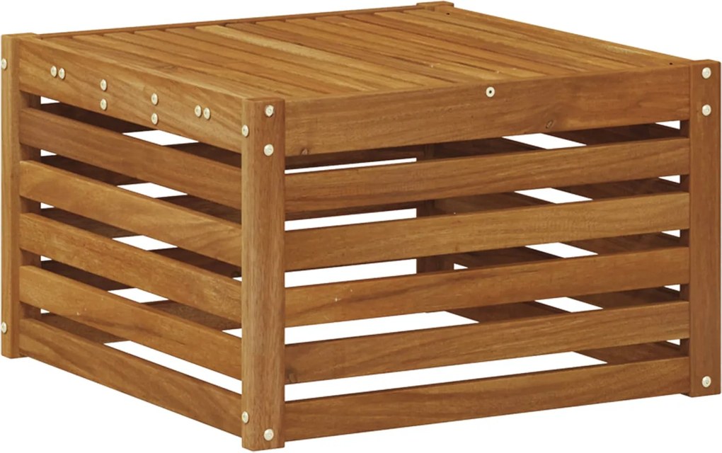 vidaXL Masă de exterior Lemn Solid de Acacia natural 59 x 59 x 37 cm