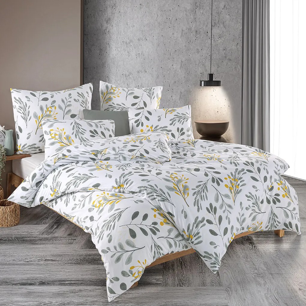 BedTex Lenjerie de pat din bumbac Floranc, 135 x200 cm, 80 x 80 cm, 135 x 200 cm, 80 x 80 cm