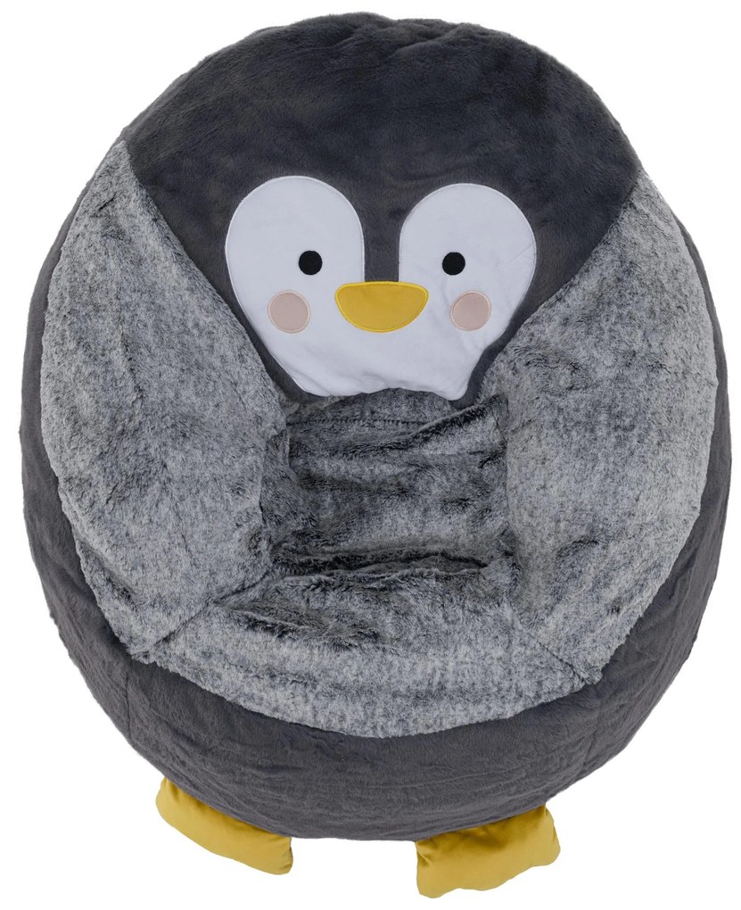 Fotoliu puf Permitira (gri) (pinguin). 1116453