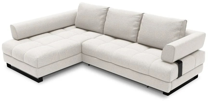 Coltar extensibil Clinton 5 locuri stofa L242