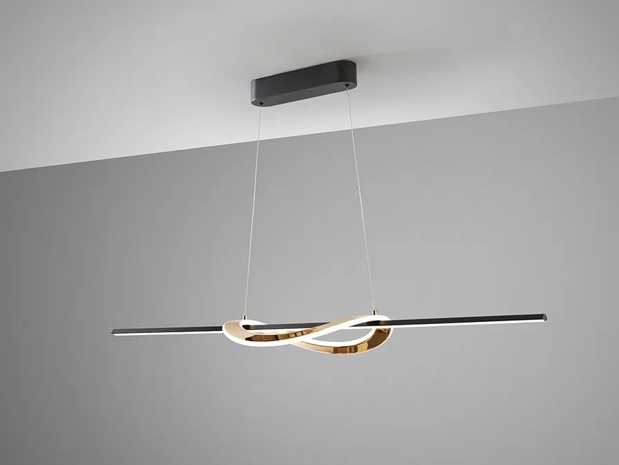 Lustra LED suspendata cu telecomanda Enora