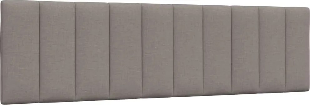 vidaXL Pernă pentru tăblie de pat, Hanko, gri taupe, 180 cm, material textil