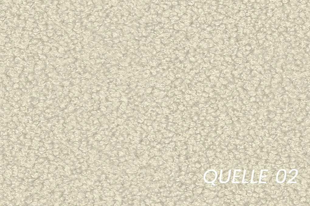 Pat tapițat Cloud 180x200 cu spațiu depozitare - bouclé bej deschis Quelle 02