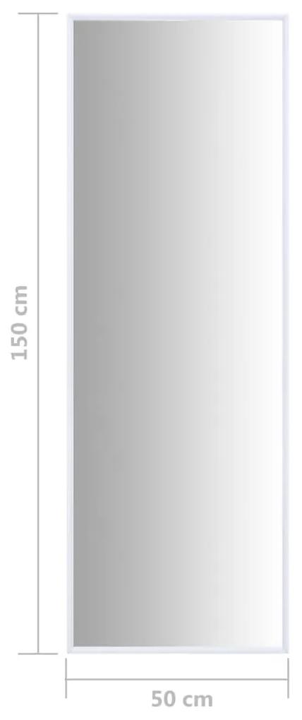 Oglinda, alb, 150x50 cm 1, Alb, 150 x 50 cm