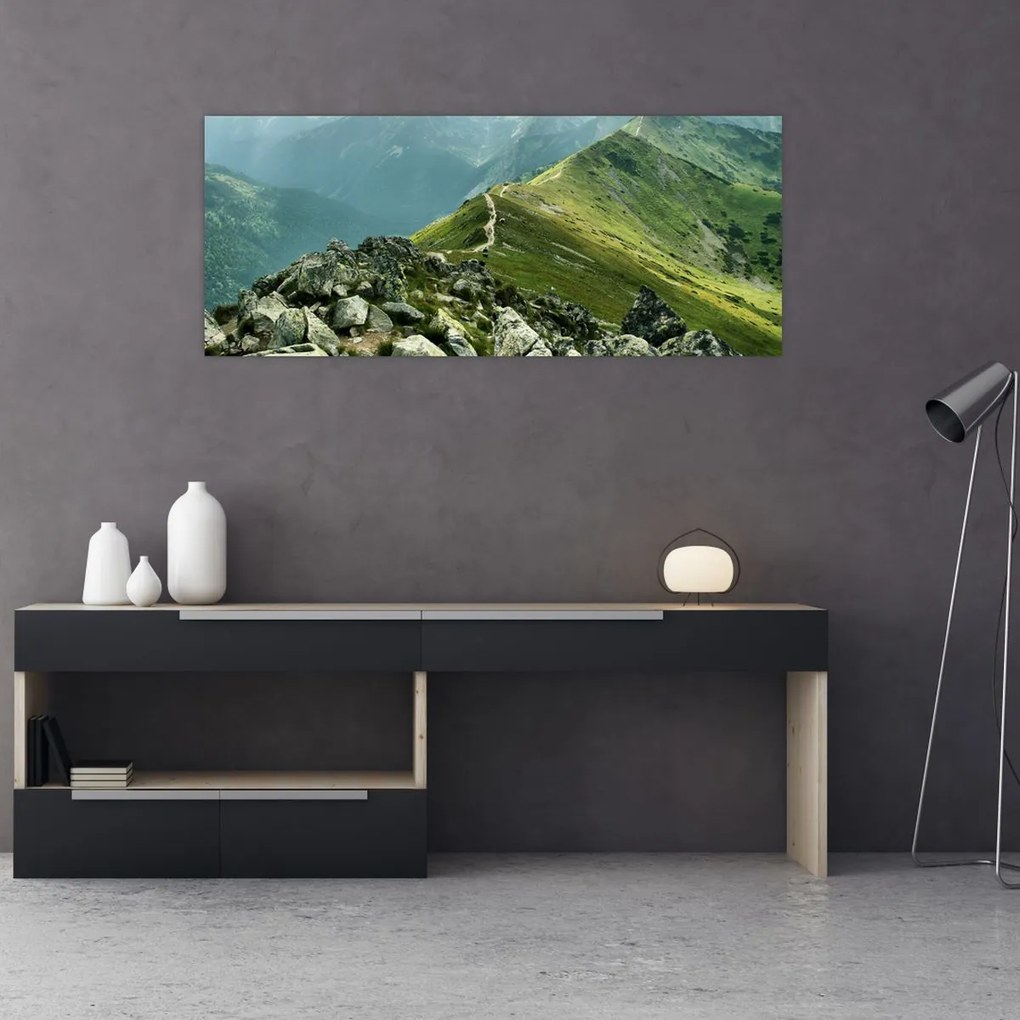 Tablou - Peisaj montan (120x50 cm)