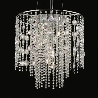 Suspensie moderna 10 becuri G9 EVASIONE 044767 IDEAL LUX