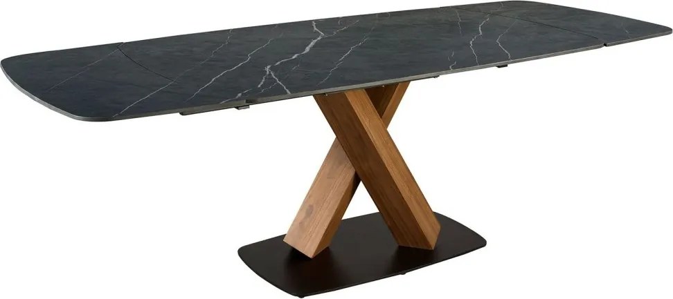 Masa extensibila deosebita design LUX Marble 160-240x100cm