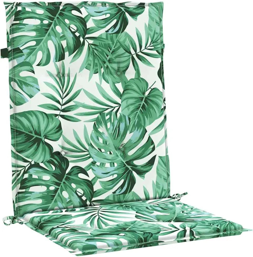 vidaXL Perne de spate Frunză 2 pcs Model cu frunze 100 x 50 x 3 cm