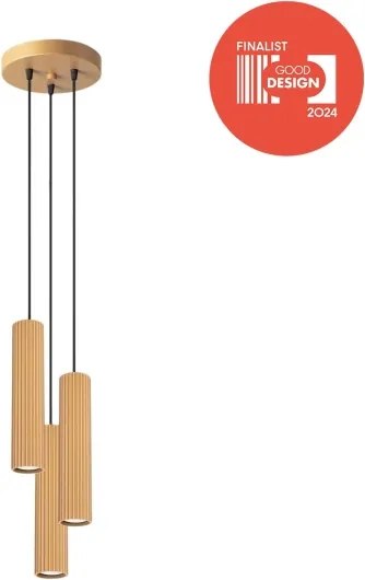 Brilagi - Lustră suspendată pe cablu CRESTO 3xGU10/10W/230V auriu