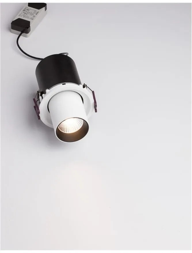 Spot LED incastrabil ajustabil design modern PIN alb