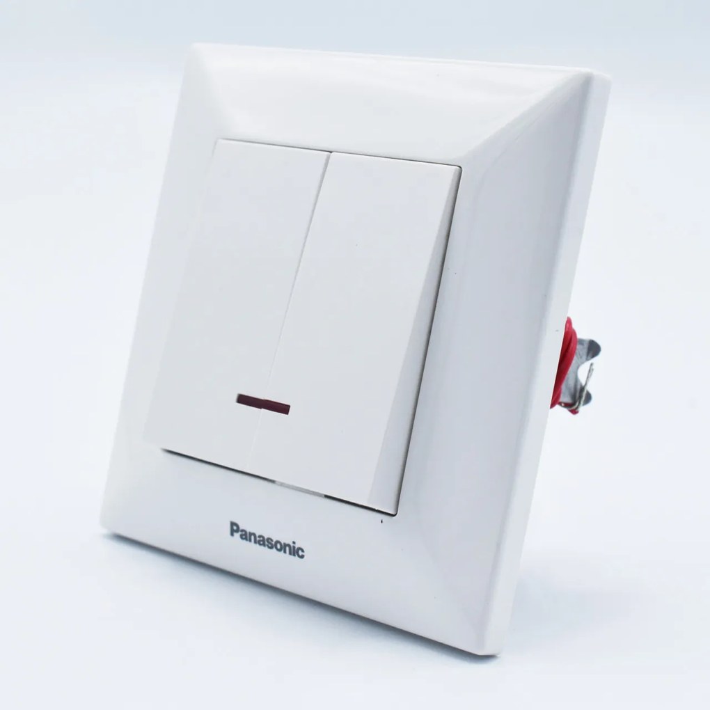 Comutator cu led Arkedia Panasonic, ST, alb