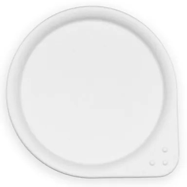 Cutie depozitare baie Brabantia MindSet Mineral 1005687, Baza antiderapanta, Finisaj mineral, Alb