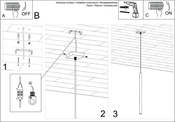Sollux SL.2117 - Lustră suspendată pe cablu PASTELO 1xG9/8W/230V taupe