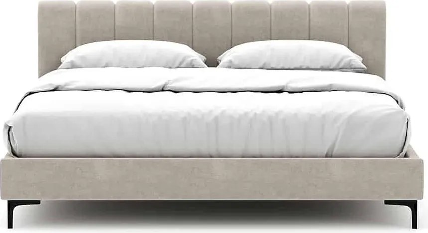 Pat Less Tapitat cu Saltea 120/140/160/180x200cm - 120x200