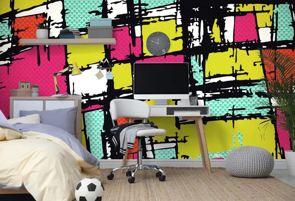 Tapet autoadeziv pop-art de stil