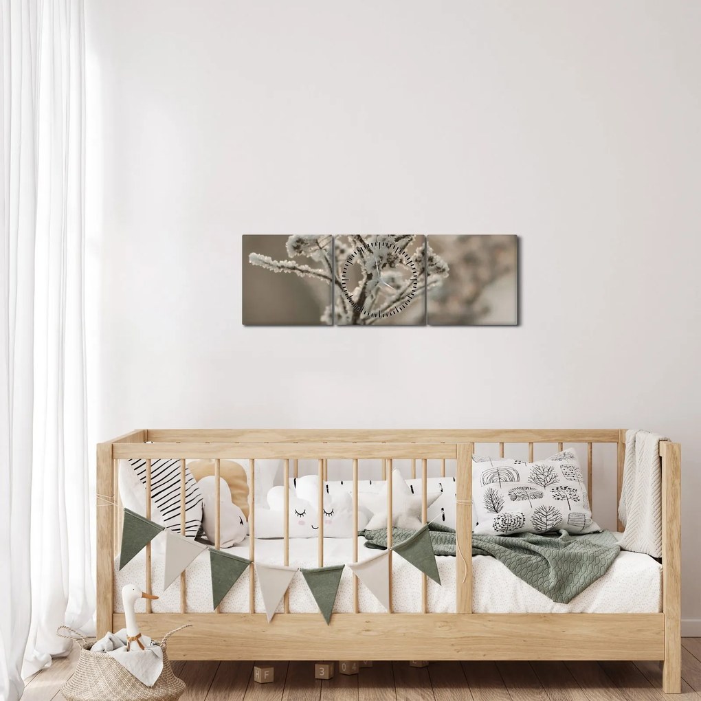 Tablou - Plantează în îngheț (cu ceas) (90x30 cm)