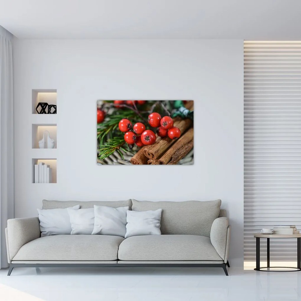 Tablou cu rowan și scorțișoară (90x60 cm)