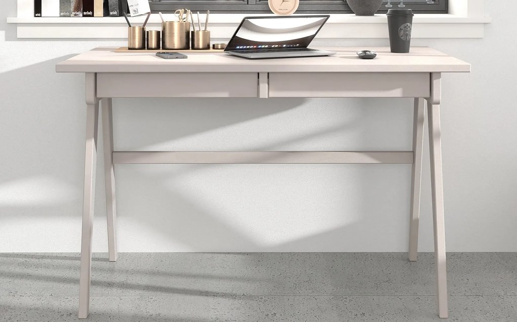 Birou lemn masiv Baraga Personalizabil, 120 × 65 × 75 cm - Wenghe