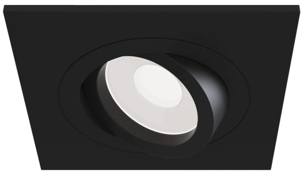 Spot directionabil, incastrabil pentru tavan fals, Atom negru MY-DL024-2-01B