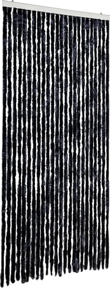 vidaXL Perdea pentru insecte, antracit, 100x200 cm, chenille