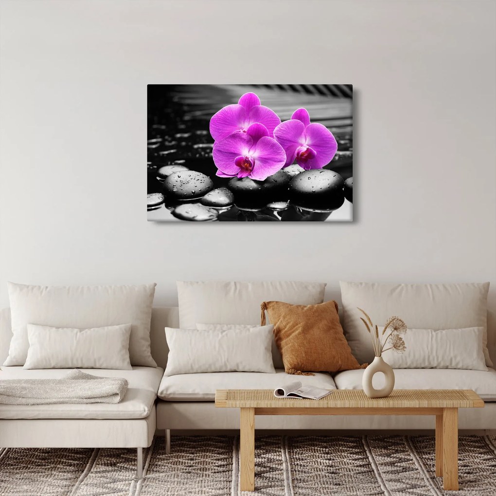 Tablou - Orhidee violet (90x60 cm)