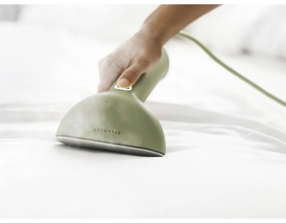 Aparat cu aburi pentru haine verde Cirrus 3 – Steamery