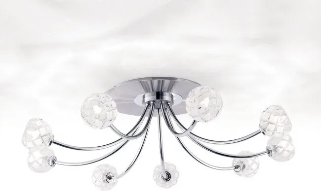 Lustra aplicata design modern de lux Maderno 9L crom