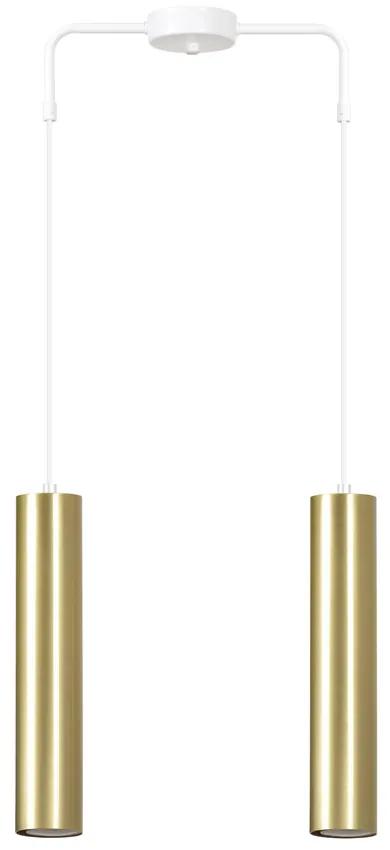 Suspensie Goldi 2 White/Gold 458/2 Emibig Lighting, Modern, Gu10, Polonia