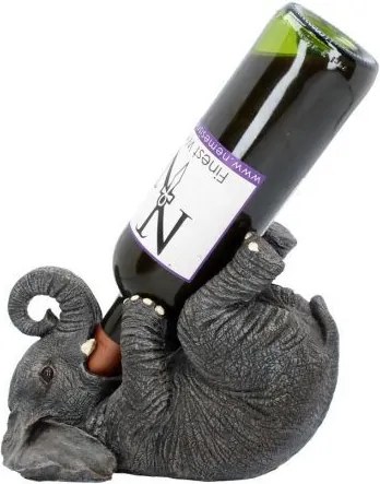 Suport sticle de vin Elefant 23 cm