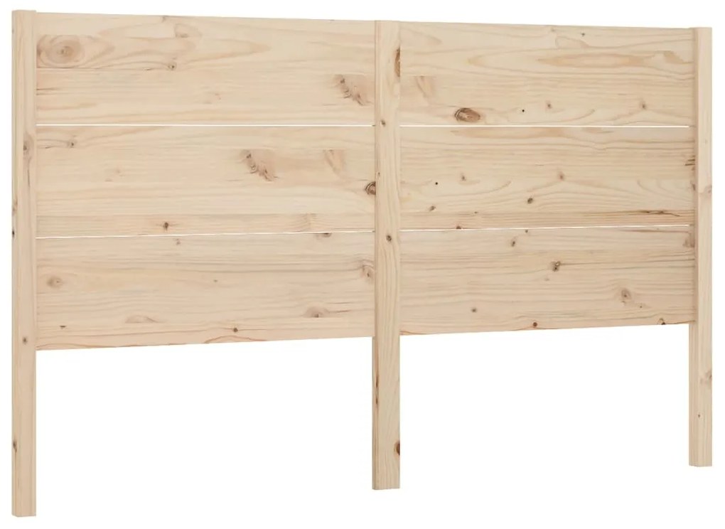 818725 vidaXL Tăblie de pat, 156x4x100 cm, lemn masiv de pin