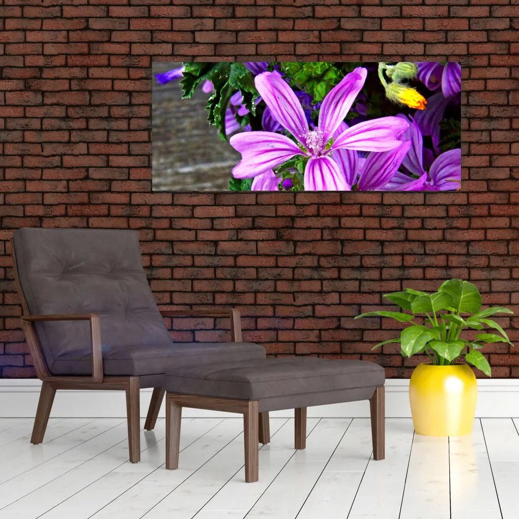 Tablou -flori de câmp (120x50 cm)