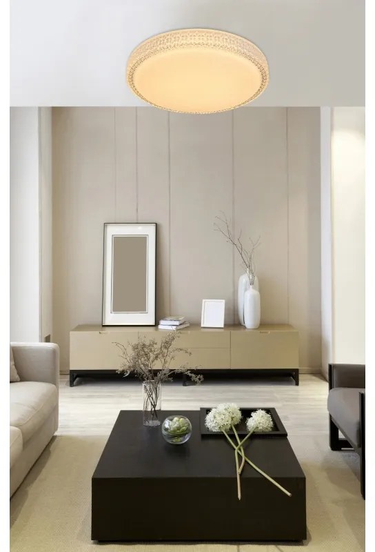 Plafoniera LED moderna cu decor stralucitor OVI 22W