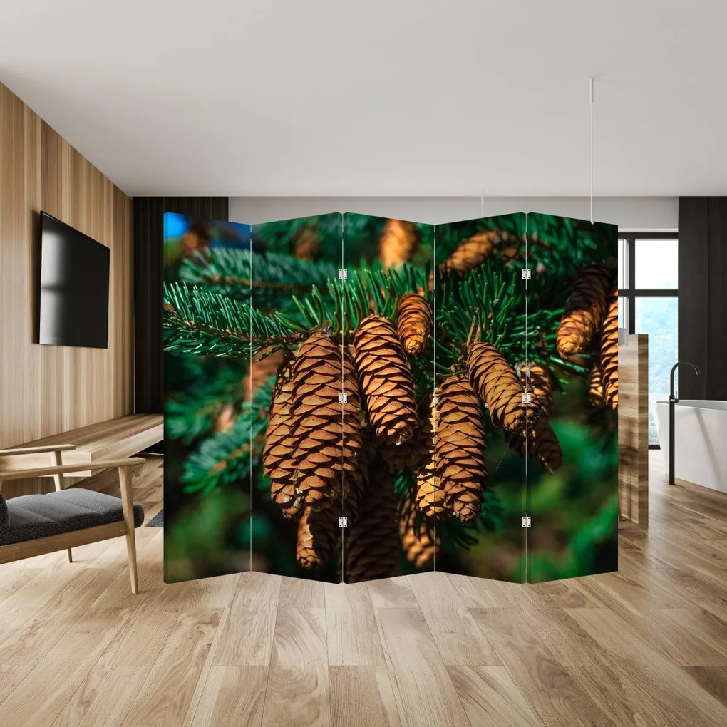 Paravan - Con de brad (210x170 cm)