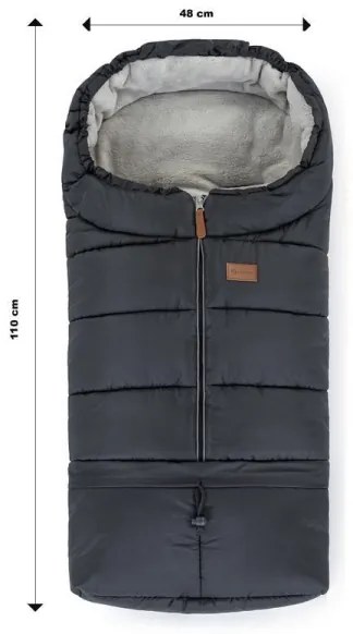 Sac pentru cărucior 3 în 1 PETITE&MARS JIBOT gri