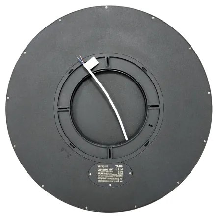 Plafonieră LED, 40 W, 230 V, 3000/4000/6500 K, Ø 50 cm, neagră