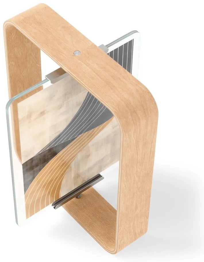 Ramă foto în culoare naturală cu picior de susținere din lemn 26x31,5 cm Bellwood – Umbra