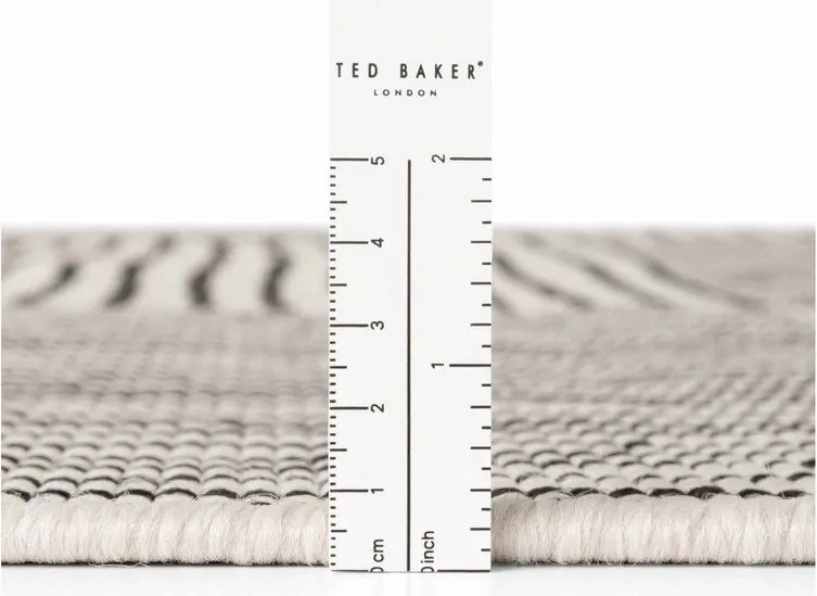 Covor pentru exterior și interior negru/crem 120x170 cm Haringey Nightingale – Ted Baker