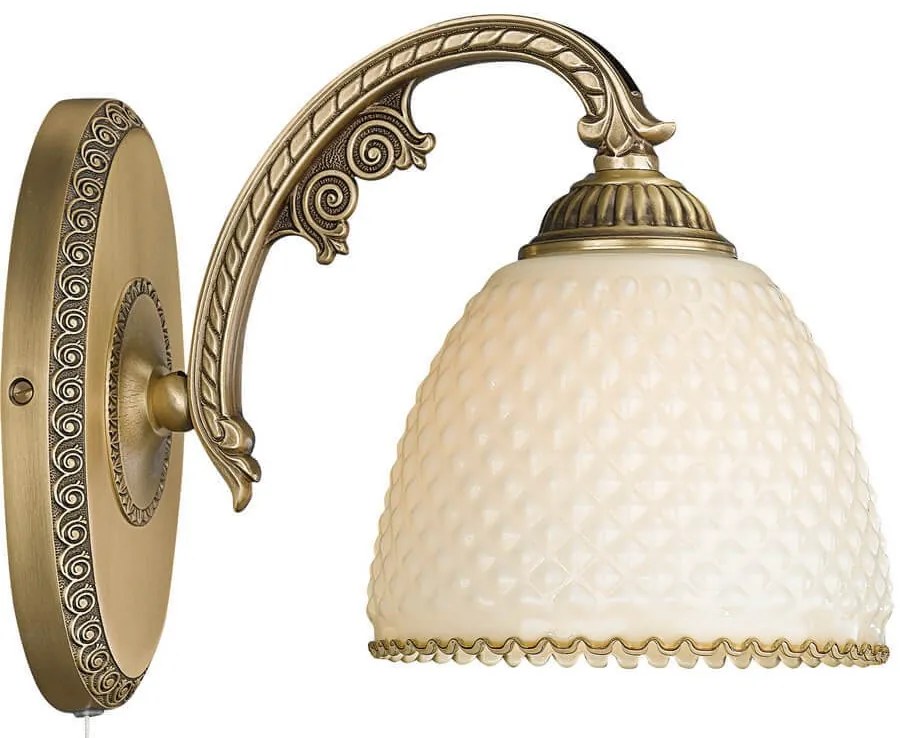 Aplica de perete din alama 1 brat design italian 7005