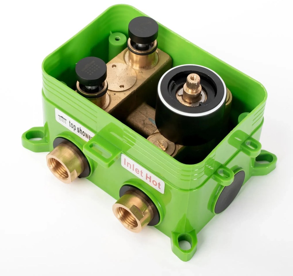 Set de duș incastrat Rea LUNGO MILER COPPER + BOX