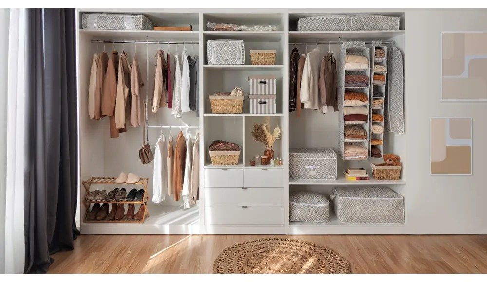 Set 2 scări și tijă extensibilă pentru haine Compactor