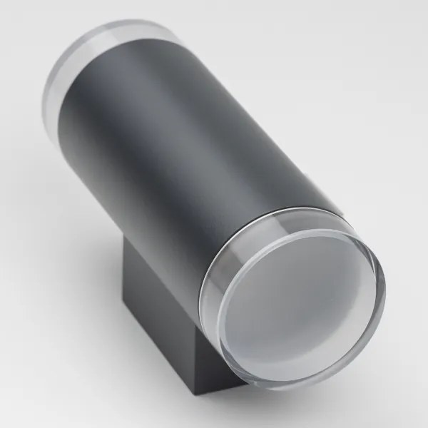 Brilagi - Aplica de perete LED RGBW pentru exterior MATERA, 2x GU10, 4,8W, 230V, antracit, IP54