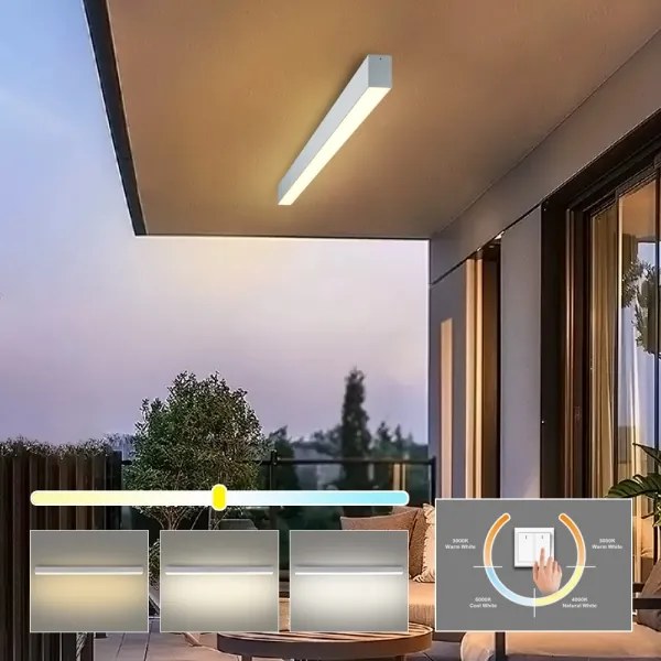 Brilagi - Plafonieră LED pentru baie SLEEKLINE LED/40W/230V, argintie, IP44