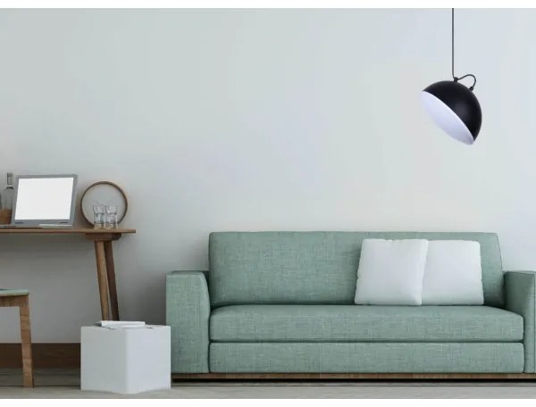 Klausen 142022 - Lustr LED CROWD 20W 230V negru pe cablu