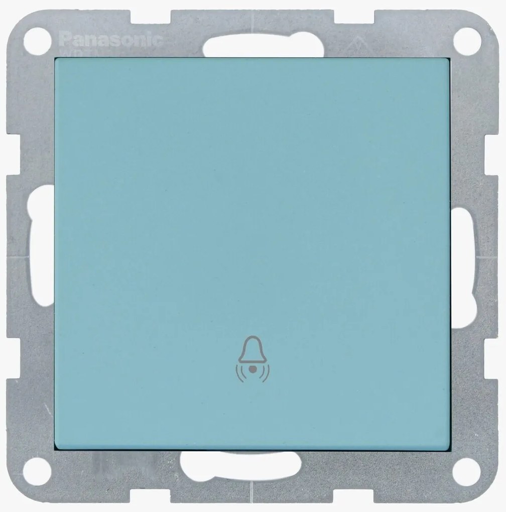 Intrerupator sonerie 10A, IP20, Turcoaz, Panasonic Karre Plus 55 Soft Touch