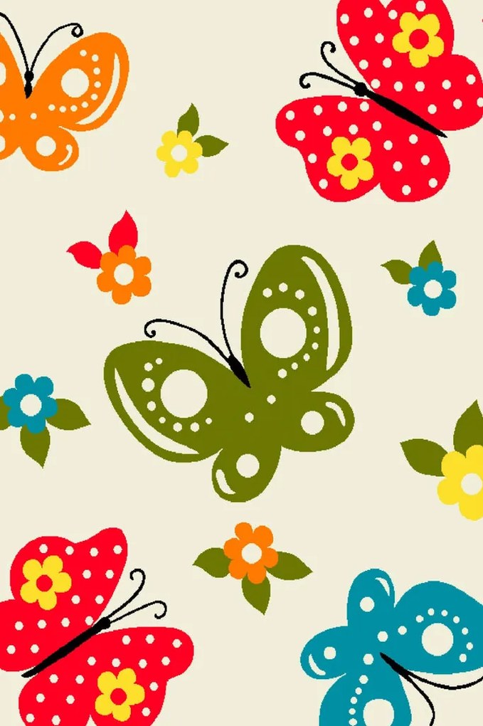 Covor Pentru Copii Kolibri Fluturi 11206