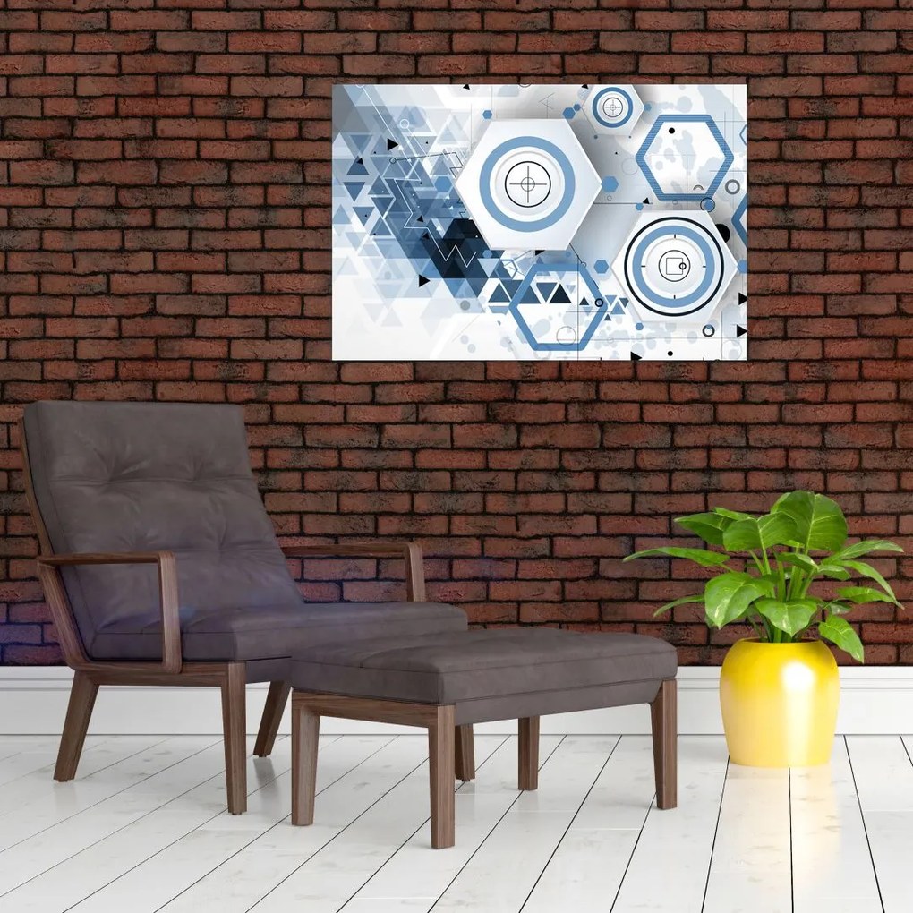 Tablou - Abstract geometric (90x60 cm)