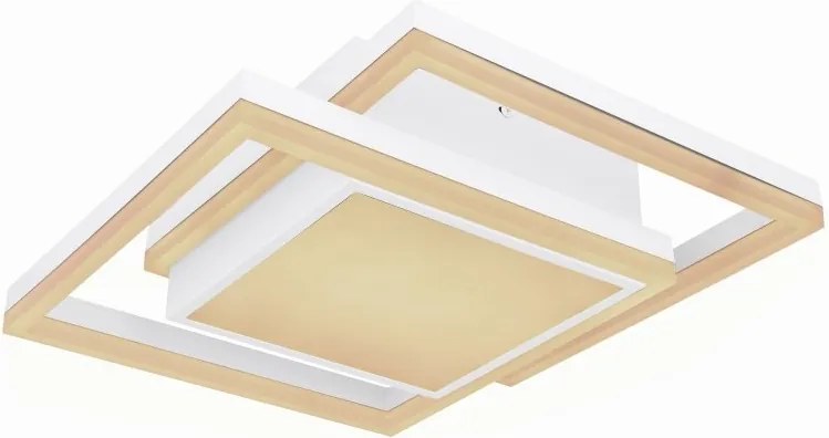 Plafoniera Smart LED CCT dimabila cu telecomanda SQUARES